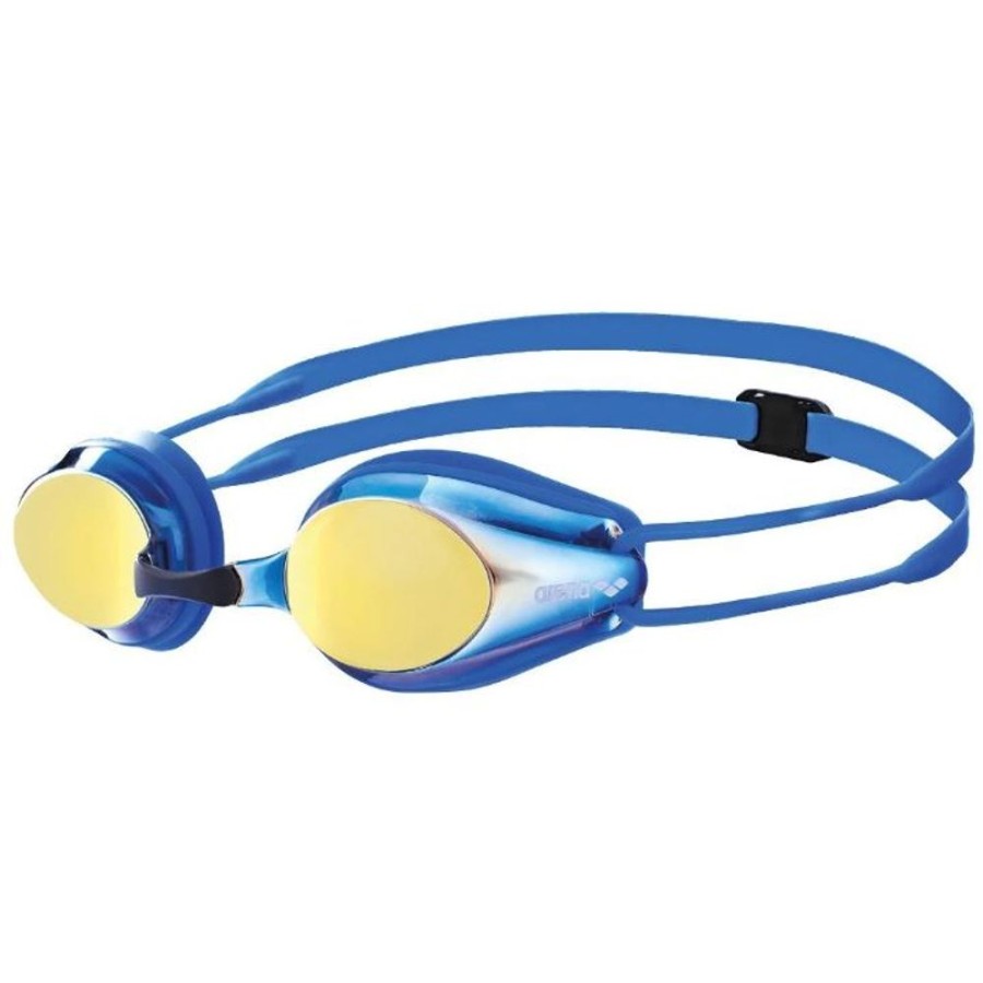 Gear Arena Racing Goggles | Arena Tracks Junior Mirror-Blue Yellow Copper