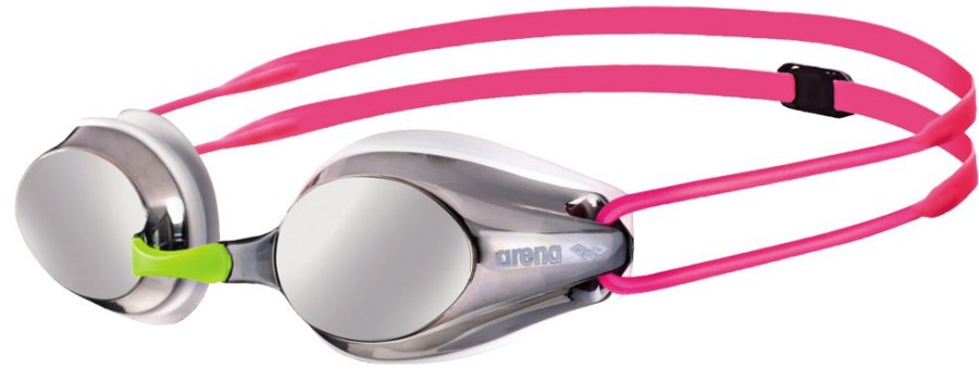 Gear Arena Junior Training Goggles | Arena Tracks Junior Mirror-Silver White Fuchsia