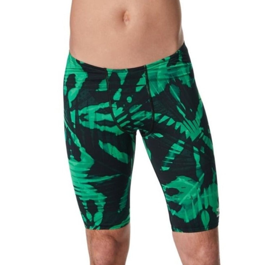 Mens Speedo | Speedo Men'S Reflected Jammer-Green