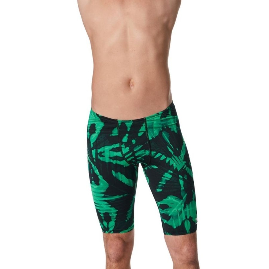 Mens Speedo | Speedo Men'S Reflected Jammer-Green