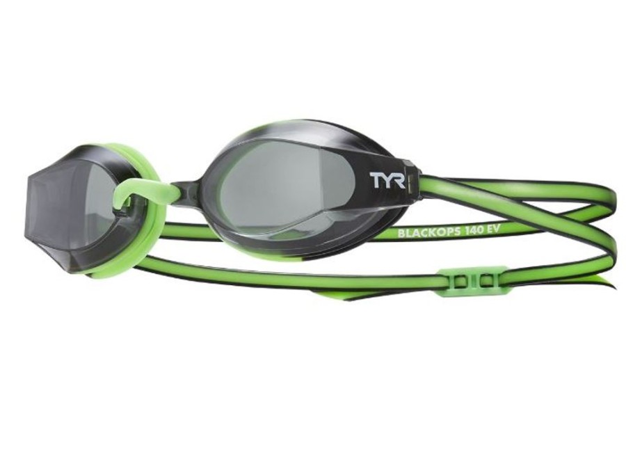 Gear TYR Racing Goggles | Tyr Black Ops 140 Ev Junior Racing Goggle-Green