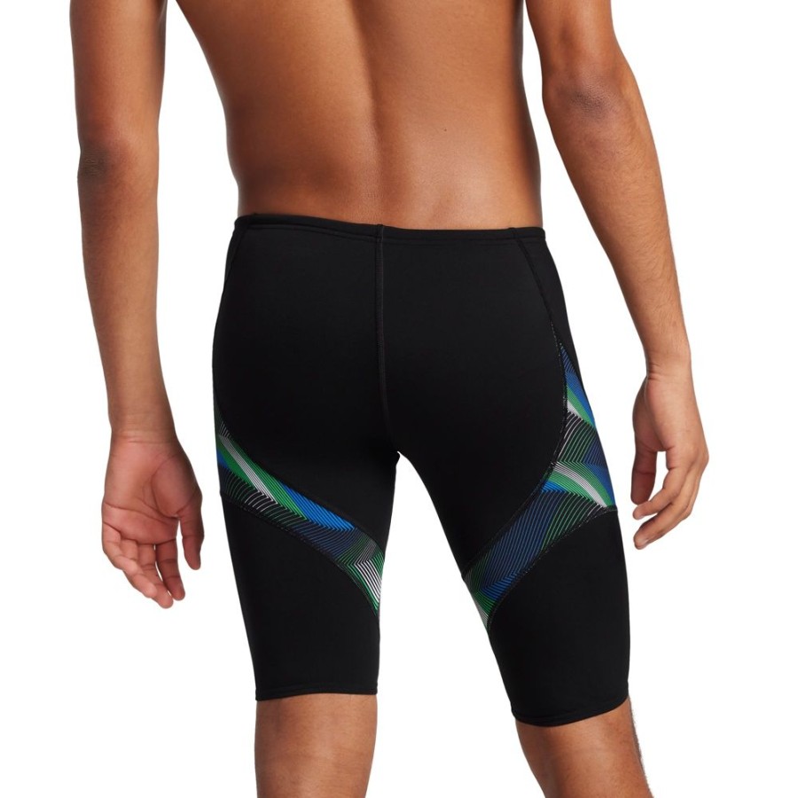 Mens Speedo | Speedo Men'S Precision Splice Jammer-Blue Green