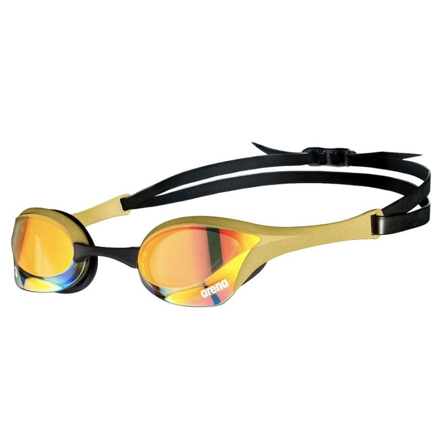 Gear Arena Racing Goggles | Arena Cobra Ultra Swipe Mirror-Yellow Copper Gold