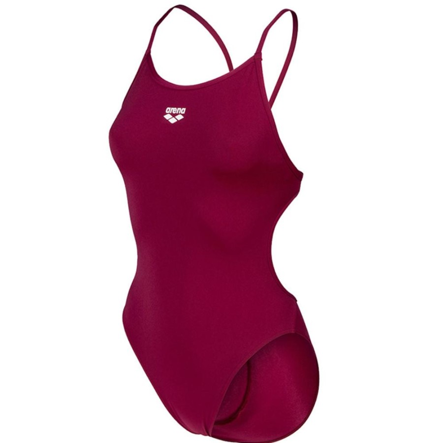 Womens Arena | Arena Solid Lace Back-Red Fandango