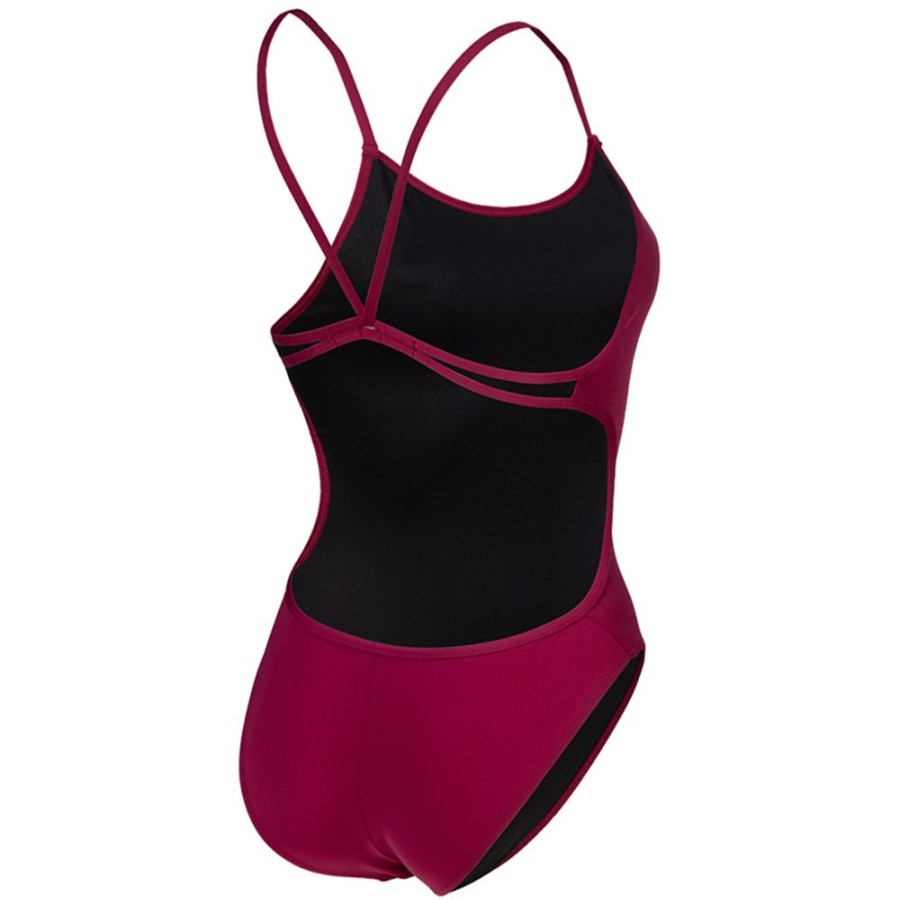 Womens Arena | Arena Solid Lace Back-Red Fandango