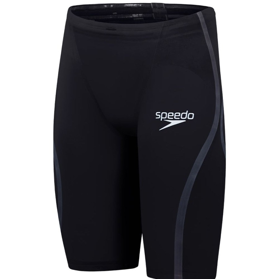 Mens Speedo | Speedo Pure Intent 2.0 High Waist Jammer-Black/ Iridescent