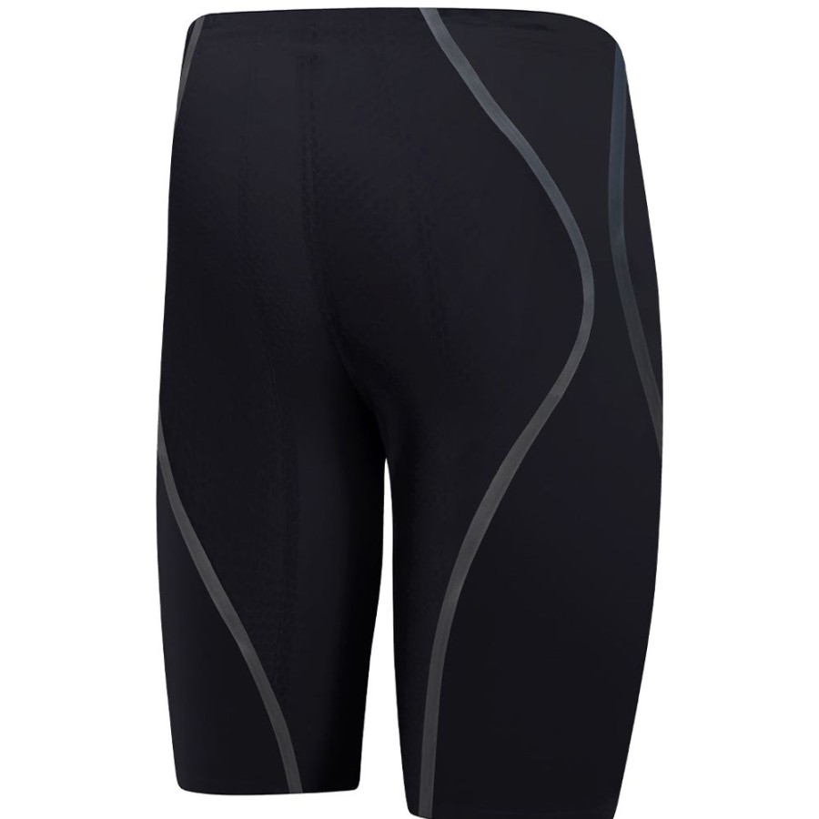 Mens Speedo | Speedo Pure Intent 2.0 High Waist Jammer-Black/ Iridescent