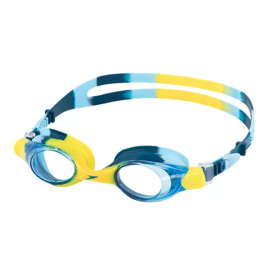 Gear Speedo Junior Training Goggles | Speedo Kids Skoogle Goggle-Blue Yellow Splash Tie Dye