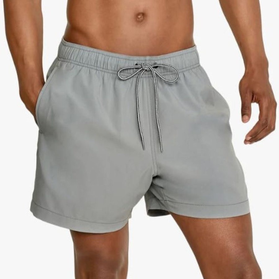 Mens Speedo | Speedo Men'S Roofer Swim Shorts 16"-Light Grey