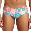 Mens Speedo | Speedo Men'S Printed One Brief Swimsuit-Citrus Love