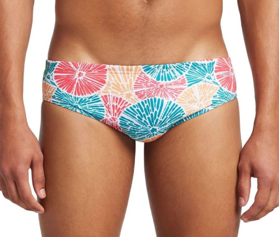 Mens Speedo | Speedo Men'S Printed One Brief Swimsuit-Citrus Love