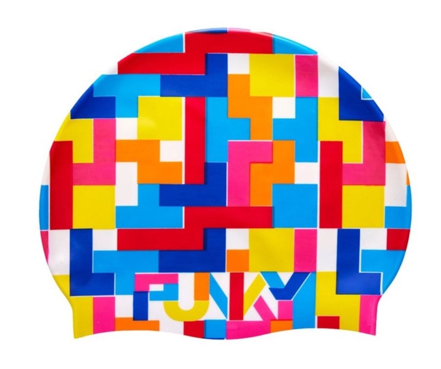 Gear Way Funky | Way Funky Silicone Swim Cap-Blocked