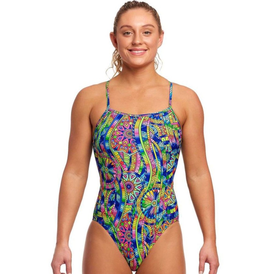 Womens Way Funky | Funkita Women'S Single Strap- Spin The Bottle