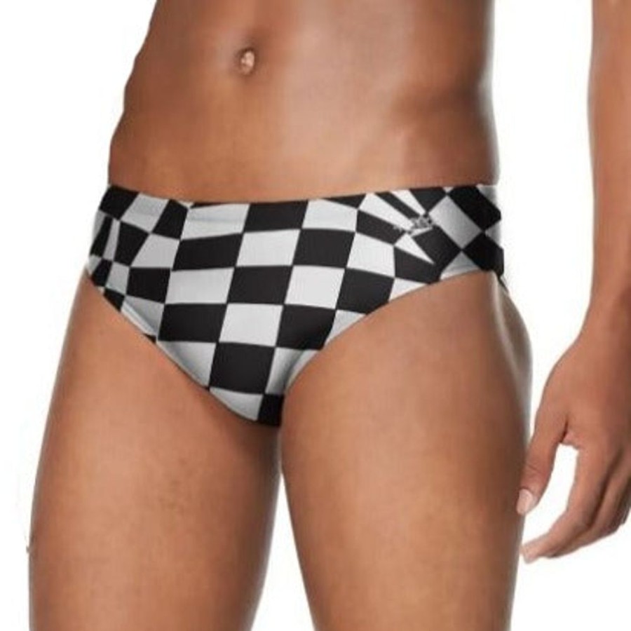 Mens Speedo | Speedo Men'S Printed One Brief-Bright White