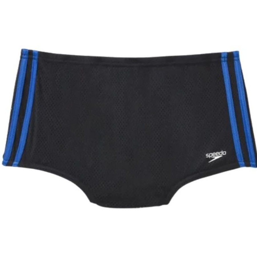 Mens Speedo | Speedo Men'S Poly Mesh Square Leg-Black