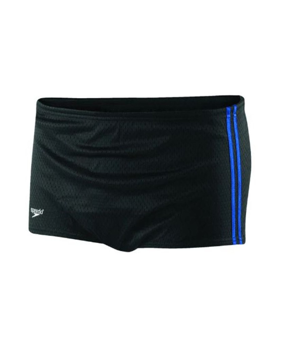 Mens Speedo | Speedo Men'S Poly Mesh Square Leg-Black