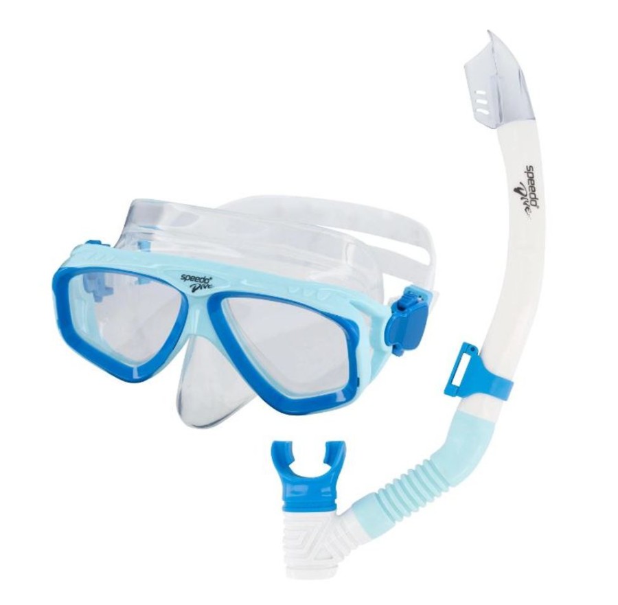 Gear Speedo | Speedo Adult Recreation Mask & Snorkel-Light Blue