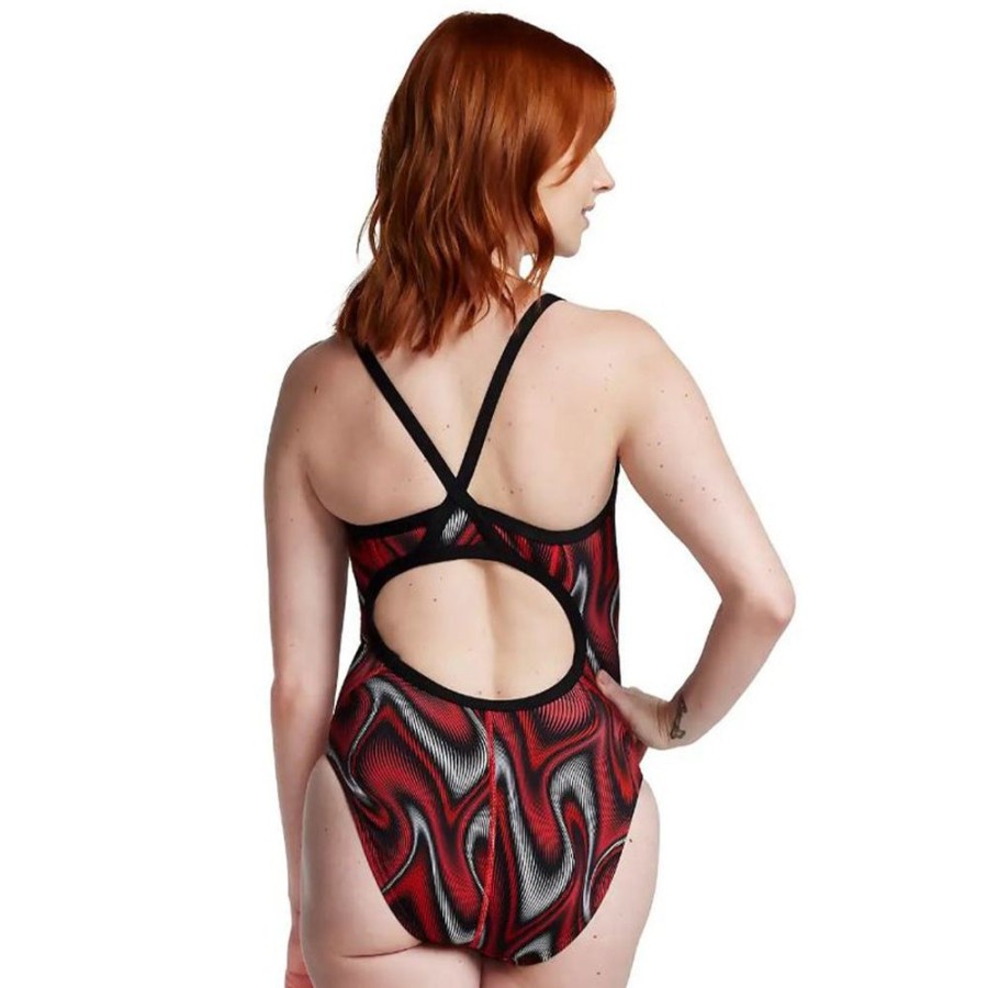 Womens Speedo | Speedo Purpose Flyback-Red