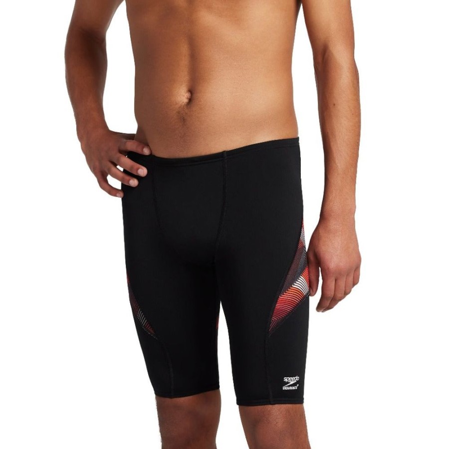 Mens Speedo | Speedo Men'S Precision Splice Jammer-Red