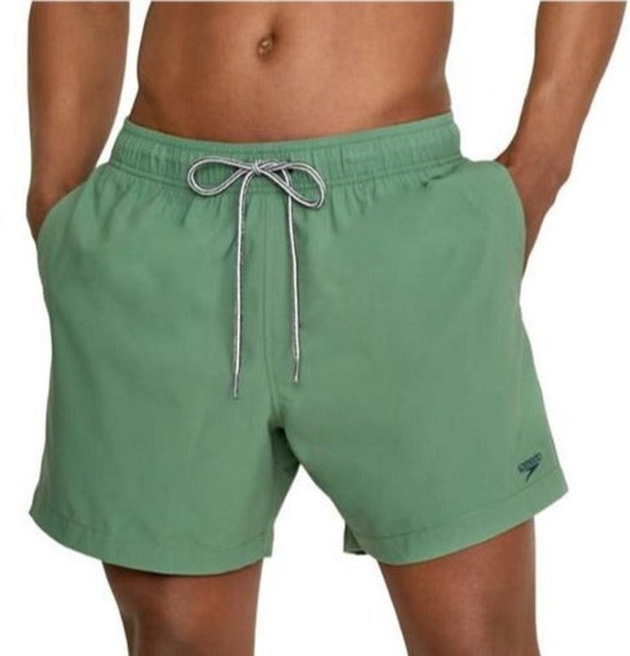 Mens Speedo | Speedo Men'S Roofer Swim Shorts 16"-Dark Ivy