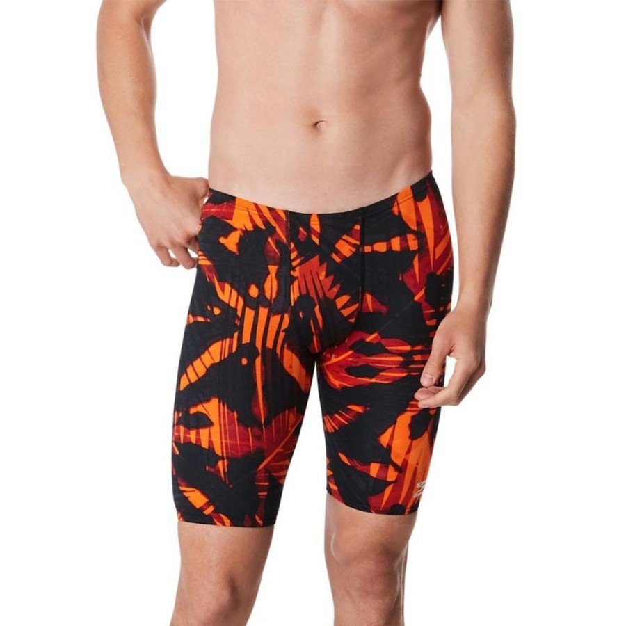 Mens Speedo | Speedo Men'S Jammer Reflected-Orange