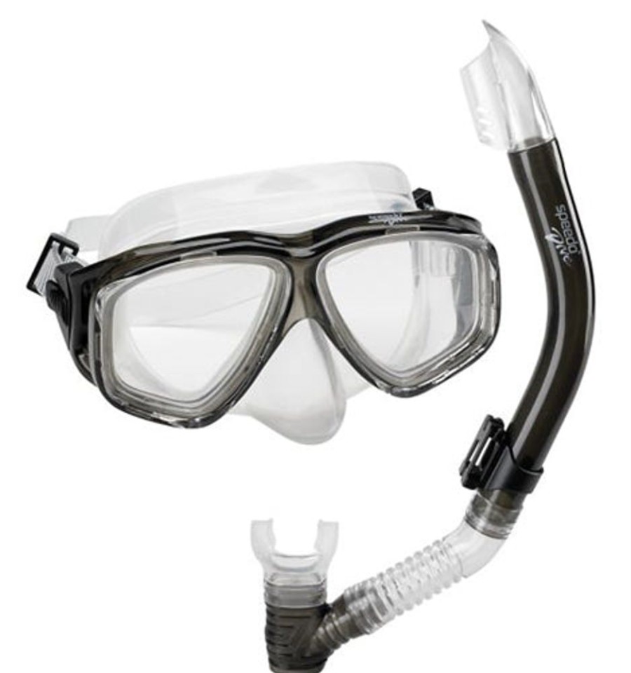 Gear Speedo | Speedo Adult Recreation Mask & Snorkel-Black