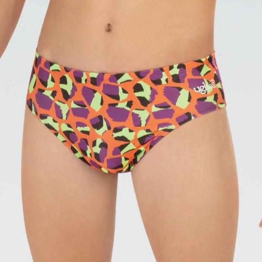 Mens Dolfin | Dolfin Uglies Men'S Brief-Jumping Giraffe