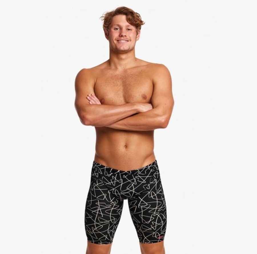 Mens Way Funky | Funky Trunks Men'S Jammers-Texta Mess