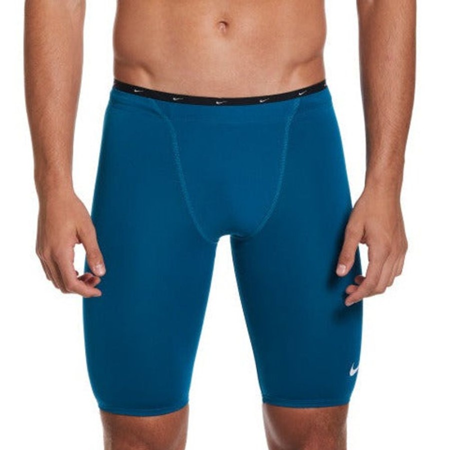 Mens Nike | Nike Men'S Water Reveal Jammer-Green Abyss