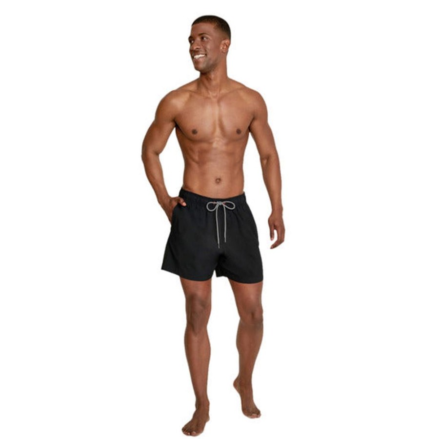 Mens Speedo | Speedo Men'S Roofer Swim Shorts 16"-Black