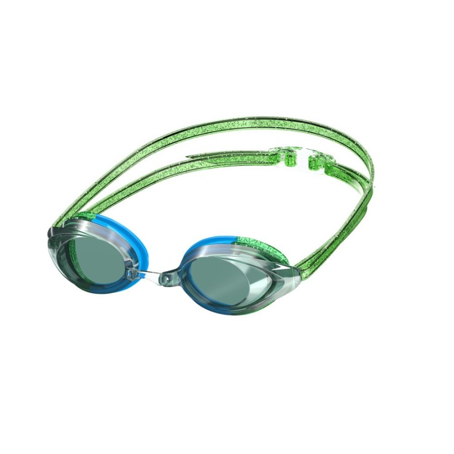 Gear Speedo Adult Training Goggles | Speedo Vanquisher 2.0 Mirrored Limited Edition-Blue Green