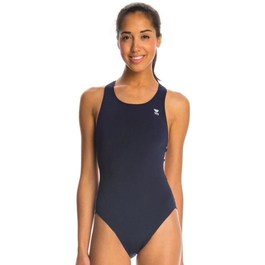 Womens TYR | Tyr Youth Durafast Maxfit-Navy