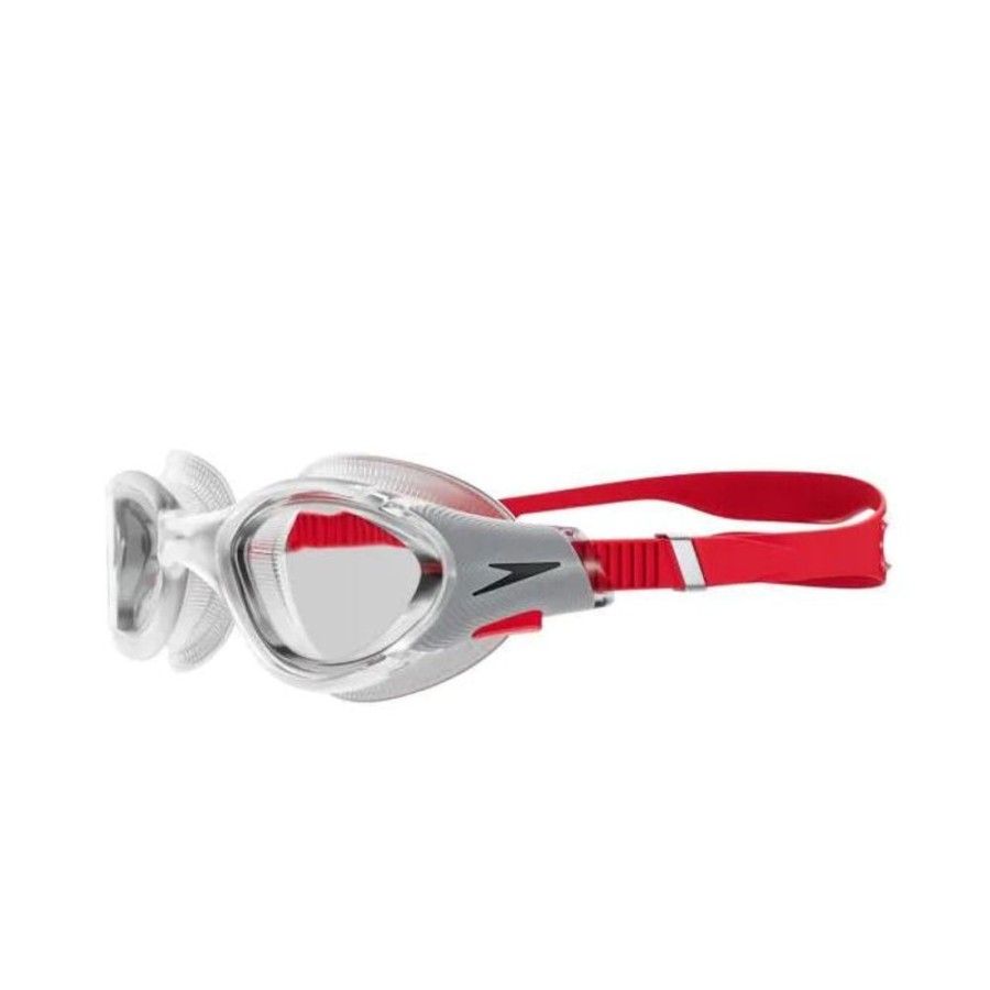 Gear Speedo Adult Training Goggles | Speedo Biofuse 2.0 Goggles-Clear/Red