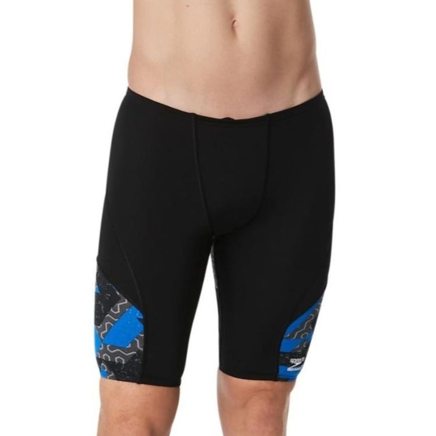 Mens Speedo | Speedo Men'S Ruse Blocks Jammer-Blue