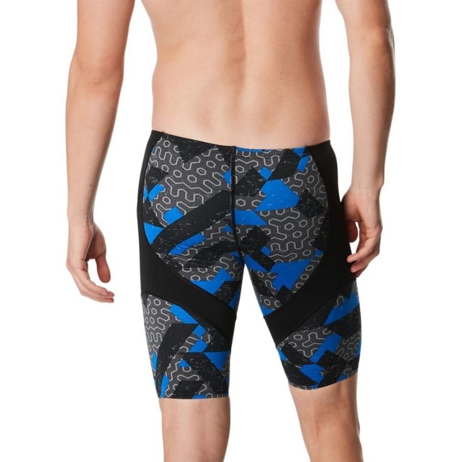 Mens Speedo | Speedo Men'S Ruse Blocks Jammer-Blue