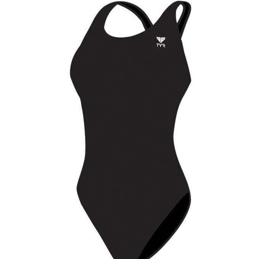 Womens TYR | Tyr Youth Durafast Maxfit-Black